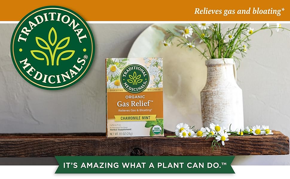 TRADITIONAL MEDICINALS TEA,OG2,GAS RELIEF