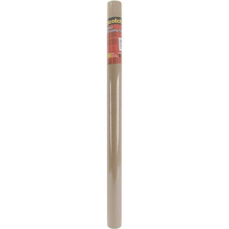 Scotch Postal Wrapping Paper  30 in. x 15 ft.  Kraft Paper  1 Roll