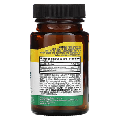 ZINC PICOLINATE 25 MG