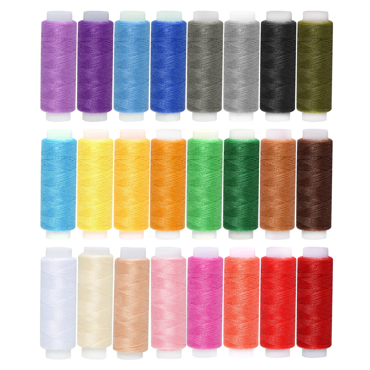 SINGER All-Purpose Sewing Thread, Black & White, 150 yards each, 100% Polyester
