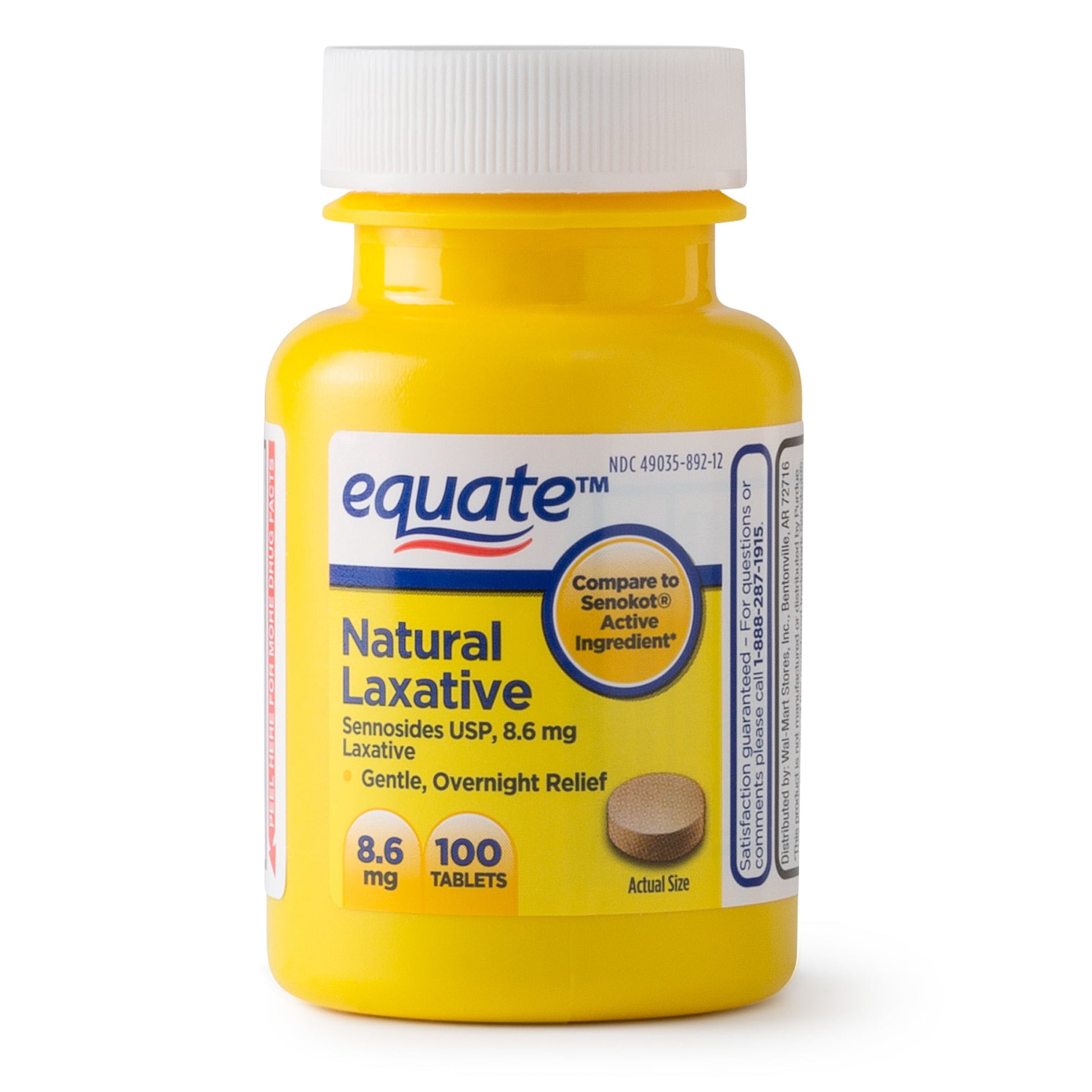SENNOSIDES LAX 8.6 MG TAB 100 UD