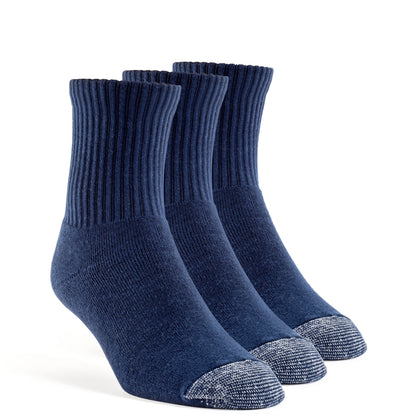 Forsythia Ridge Women's Full Cushion Quarter Socks, 3 pack