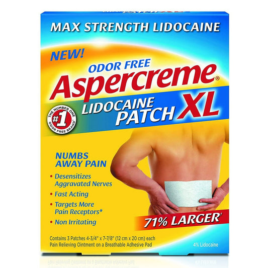 ASPERCREME LIDOCAINE PATCH 12X1CT