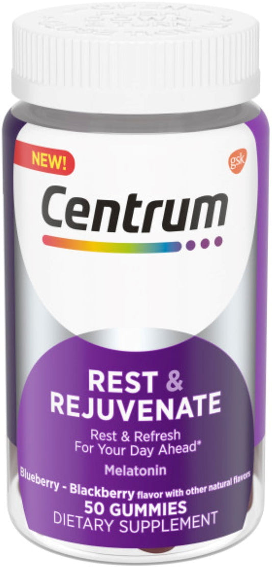 CENTRUM REST REJUVENATE GUMMIES 50CT