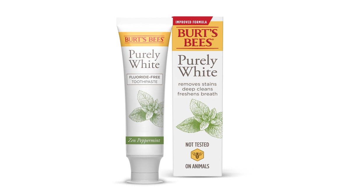 Burts Bees Toothpaste Purely White 4.7oz Zen Peppermint