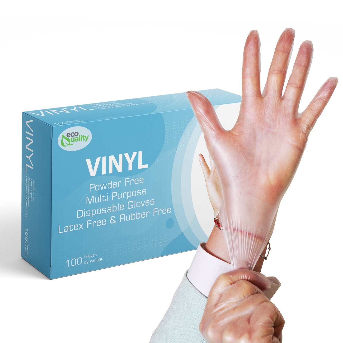 GLOVES VINYL LARG NON MEDICAL USE 100CT
