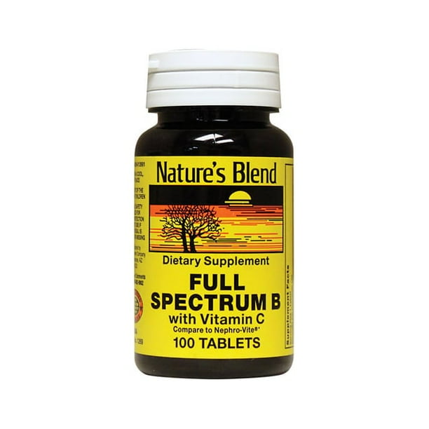 FULL SPECTRUM B W/C TAB 100CT NAT BLEND