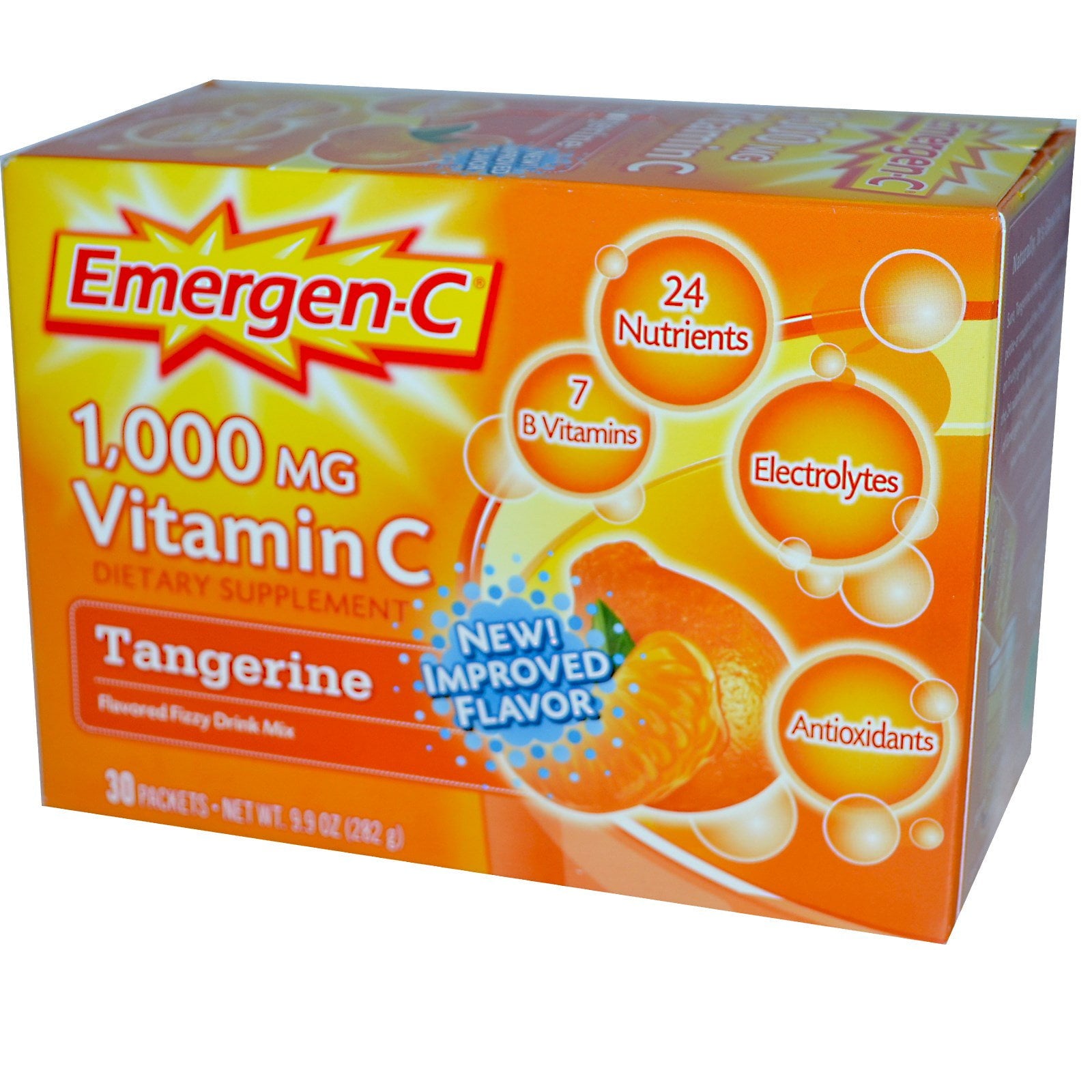 EMERGEN-C VIT C 1000MG LEMON LIME 30CT