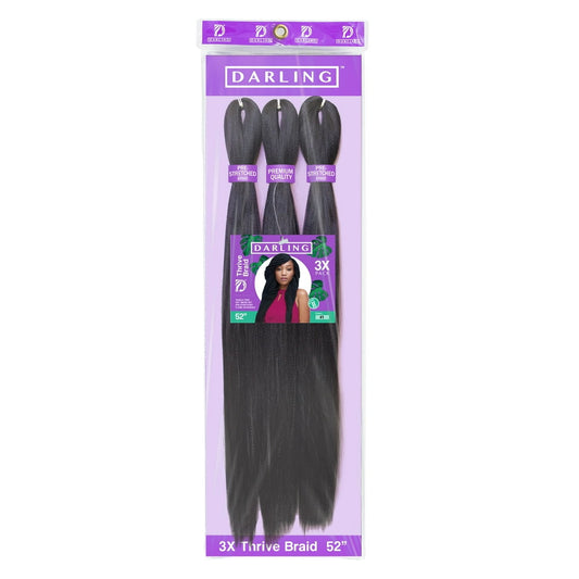 DARLING THRVE BRAID 3PK 52IN#1B