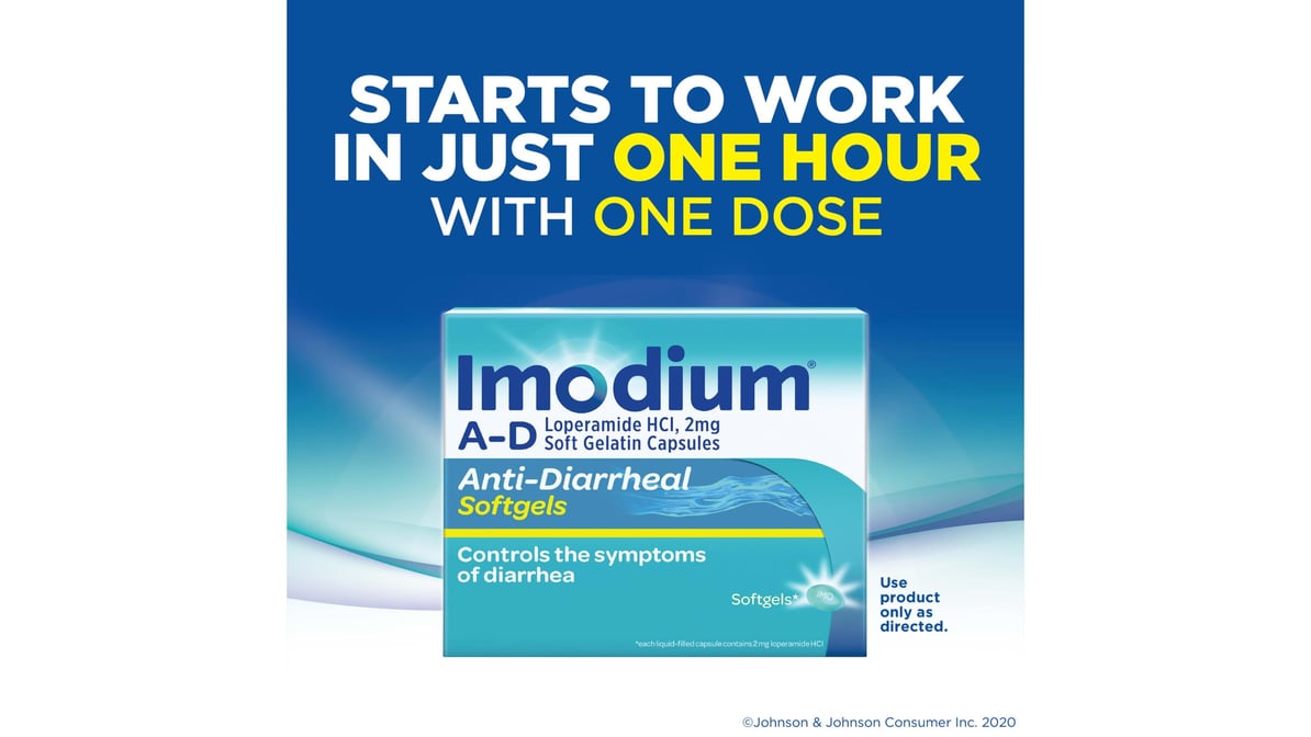 IMODIUM A-D SOFTGELS 24CT