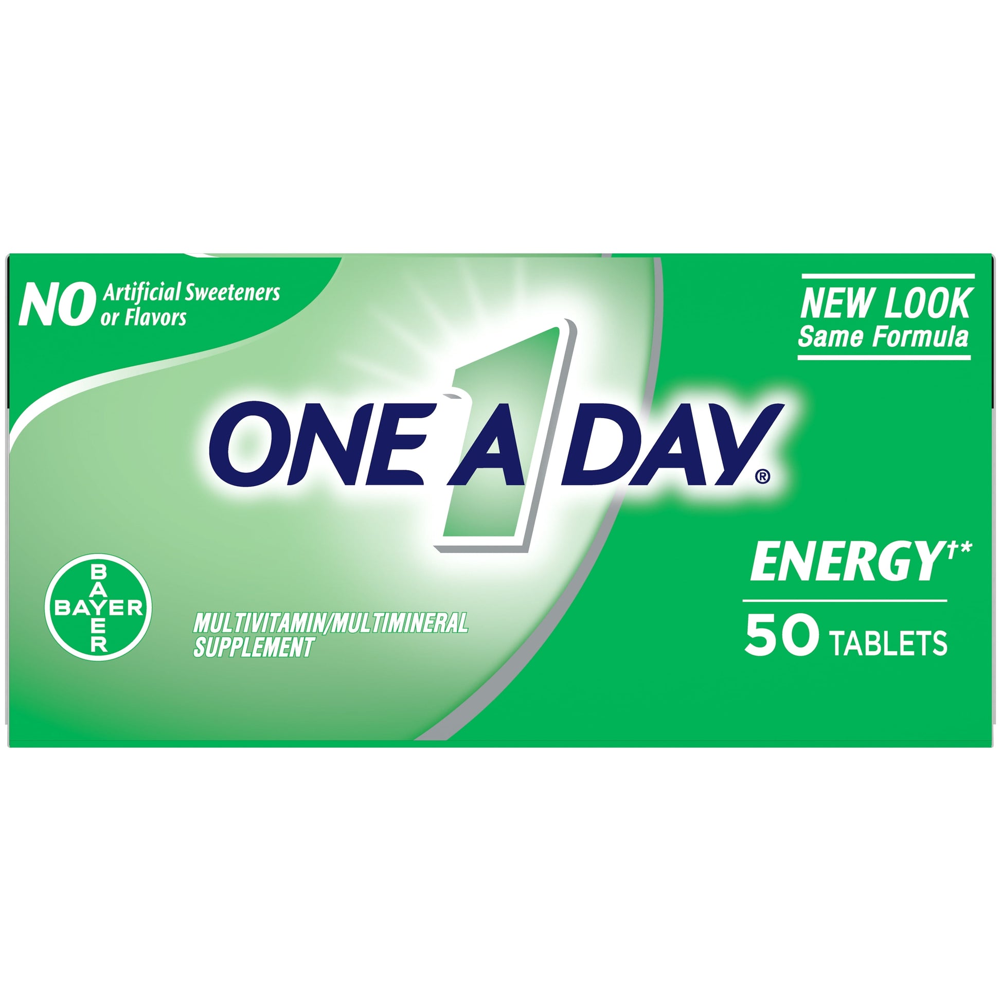 ONE-A-DAY ENERGY TABLET 50CT