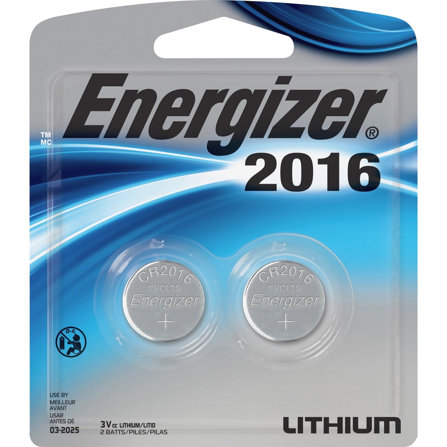 ENERGIZER WATCH LITHIUM 3V ECR2016BP SNG