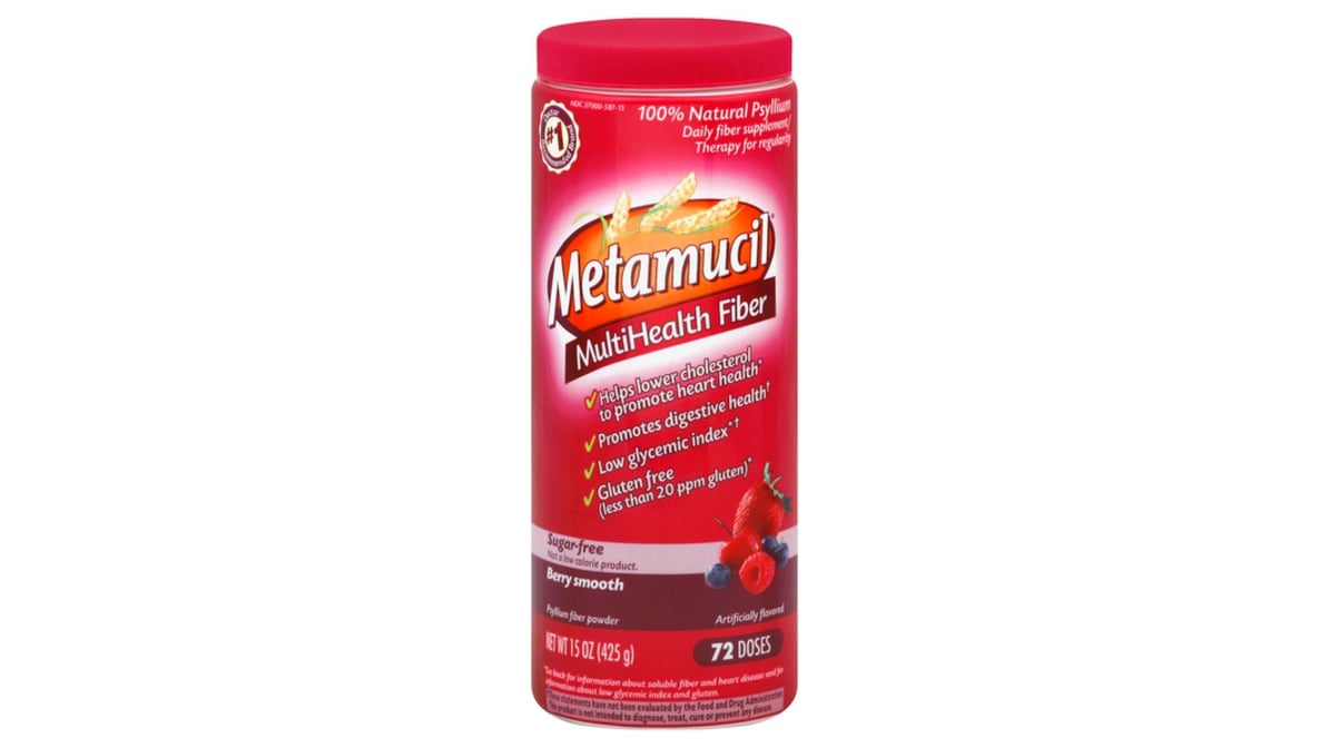 METAMUCIL SMOOTH BERRY S/F 23.3OZ