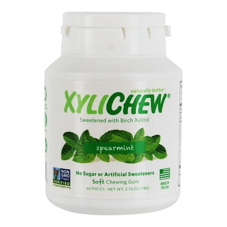 XYLICHEW GUM,SPEARMINT,60 PC JAR