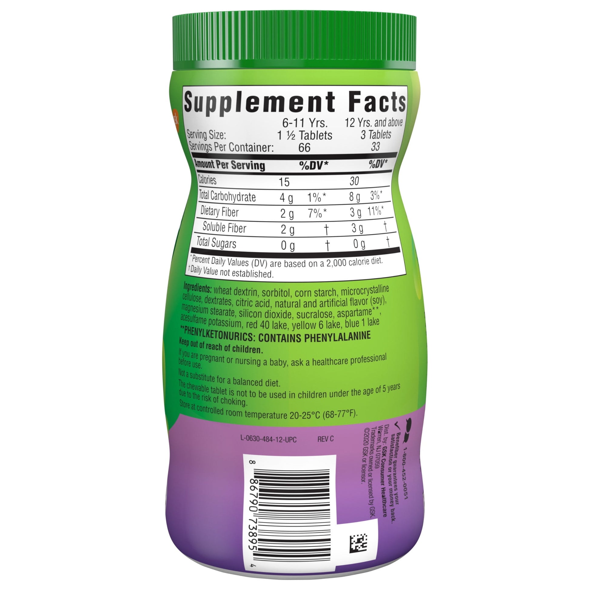 BENEFIBER PREB CW 50 ASSORTED FRT