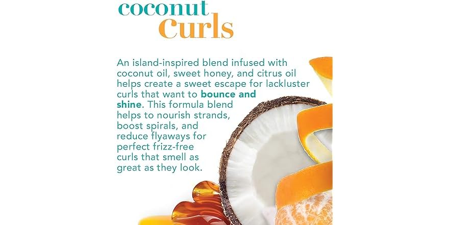 OGX COCONUT CURLS CD6OZ STLG MILK