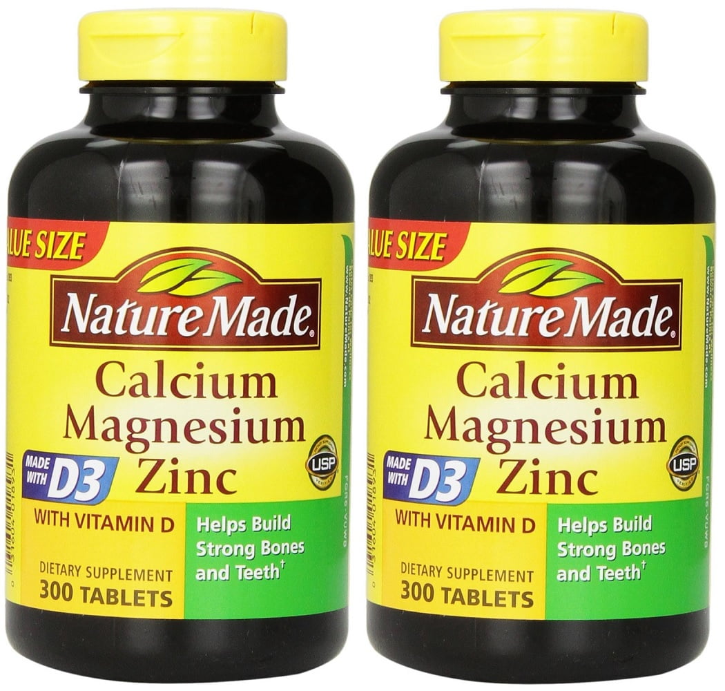 CALCIUM/MAG/ZINC TABLET 300CT NAT MADE