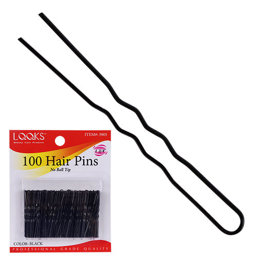 BOBBY PINS BLACK 45CT