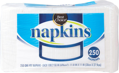 NAPKIN,BMBOO,WHITE,180CT