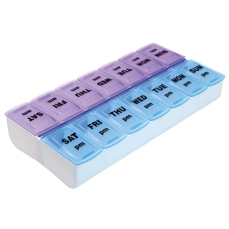GNP WEEKLY TWICE-A-DAY PILL ORGANIZER