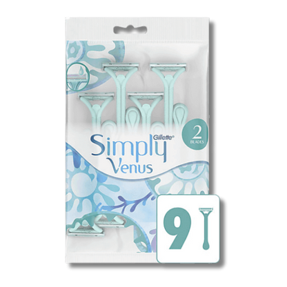 Gillette Simply Venus Razor Disposable 9 Count