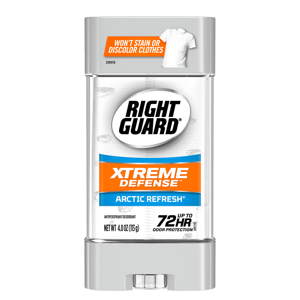 Right Guard Xtreme Defense Arctic Refresh Gel 4oz Men