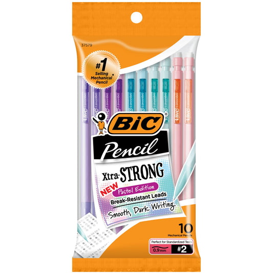 BiC Xtra Smooth Pastel Mechanical Pencils, 24 count