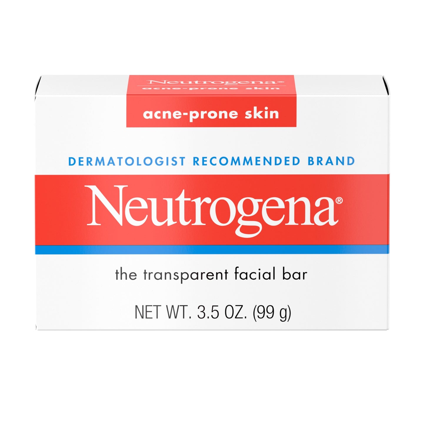 Neutrogena Acne-Prone Facial Bar 3.5oz Box