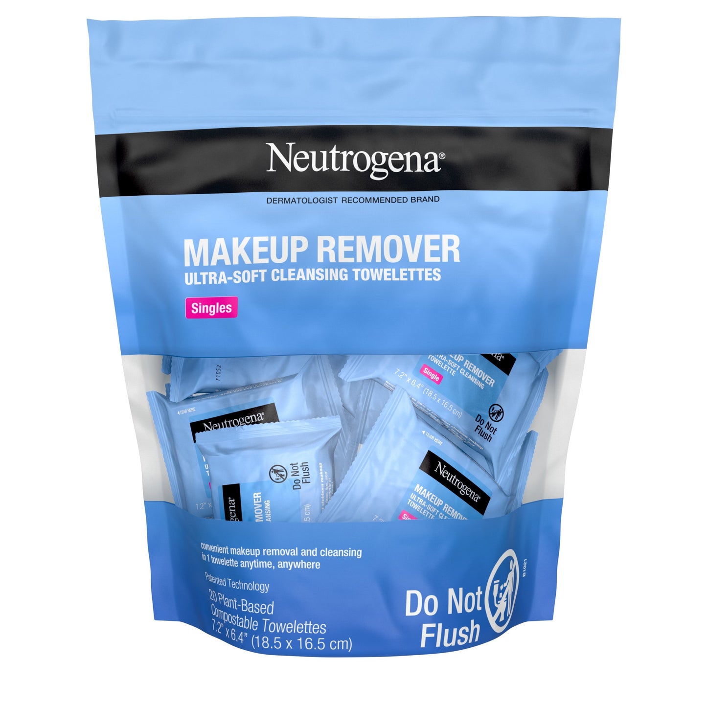 Neutrogena Make-Up Remover Toweltte Singles 20 Count