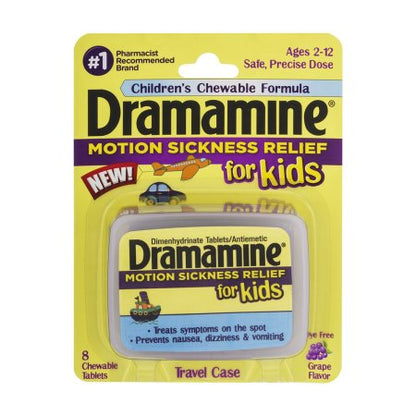 DRAMAMINE CHEW TAB ORANGE 8CT