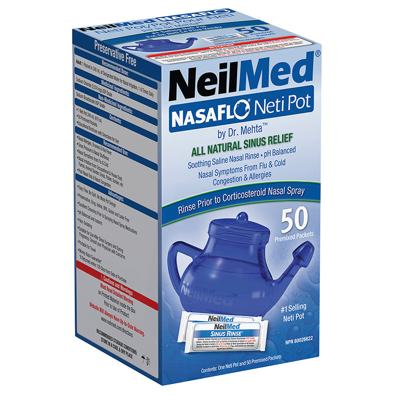 NASAFLO NETI POT N/SYS PK 50