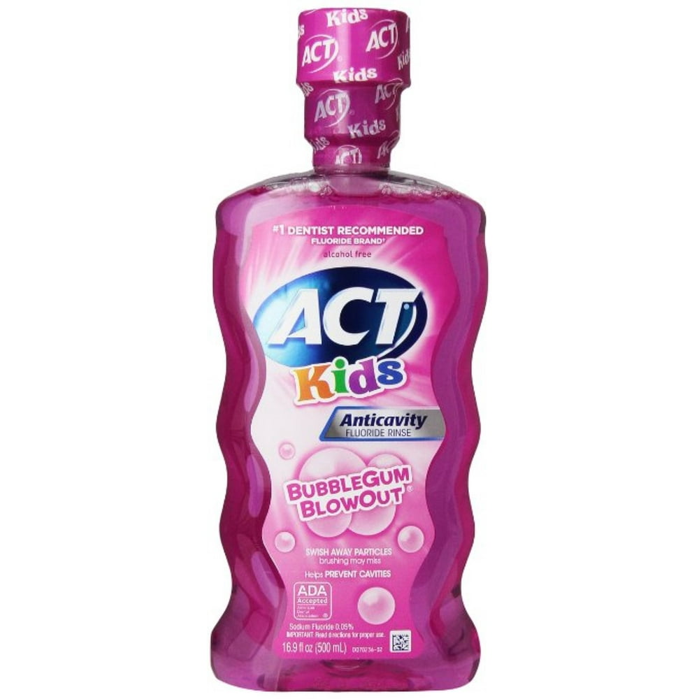 ACT ANTICAV KIDS PINEAPL PNCH RIN 16.9OZ