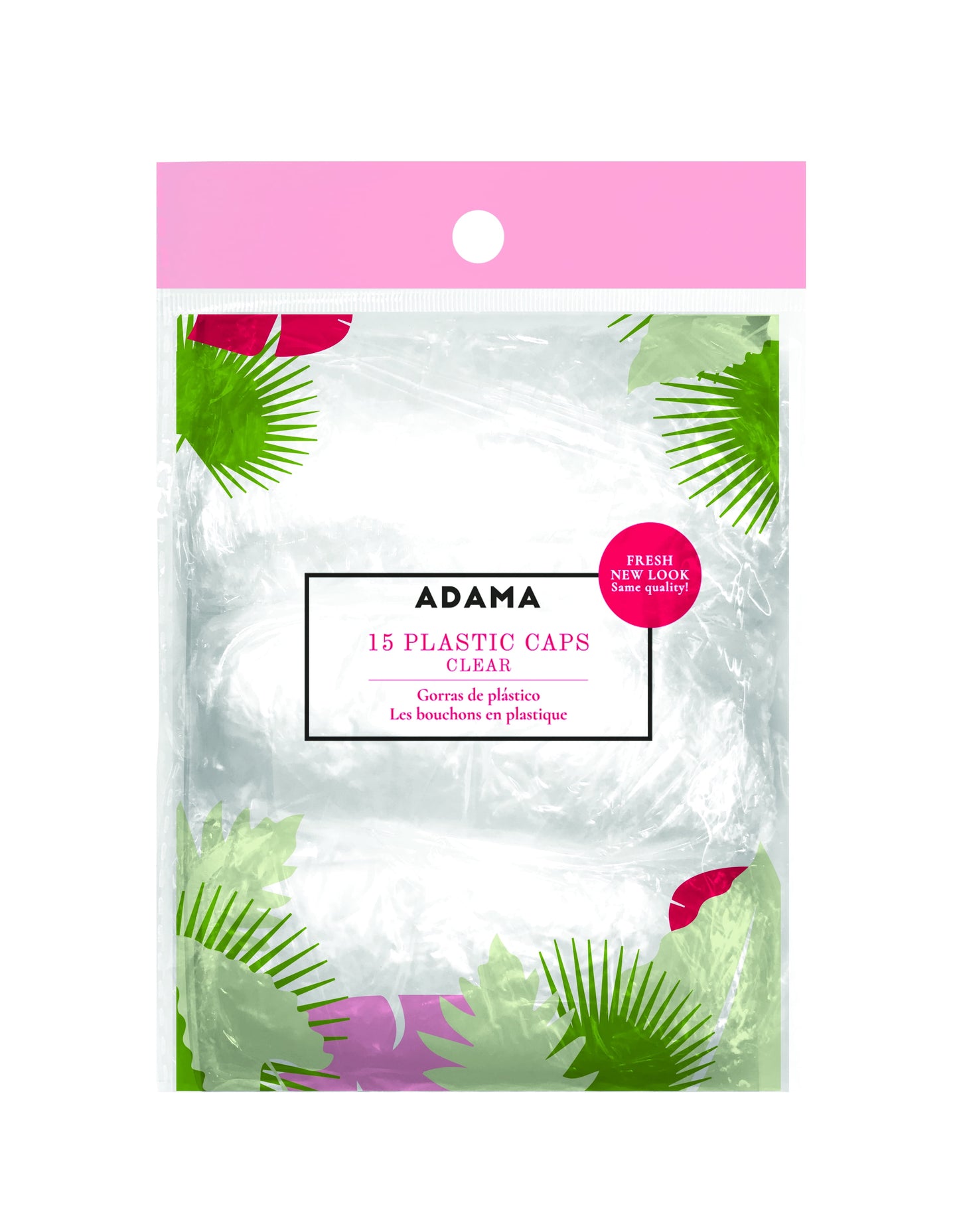 ADAMA PLASTIC CAP CLEAR 10PK XL
