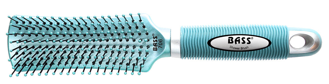 BASS Brushes The Shower Brush With Rubber Grip Handle - Assorted