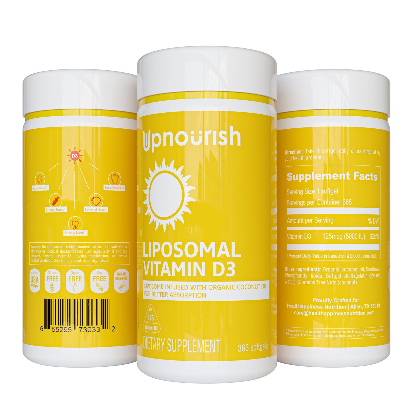 VITAMIN D3,STRIPS,LEMON
