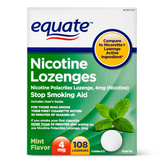 NICOTINE POLACRILEX 4 MG LOZ 3X27
