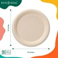 ECO SOUL RND PLATE,10 INCH,BAGASSE