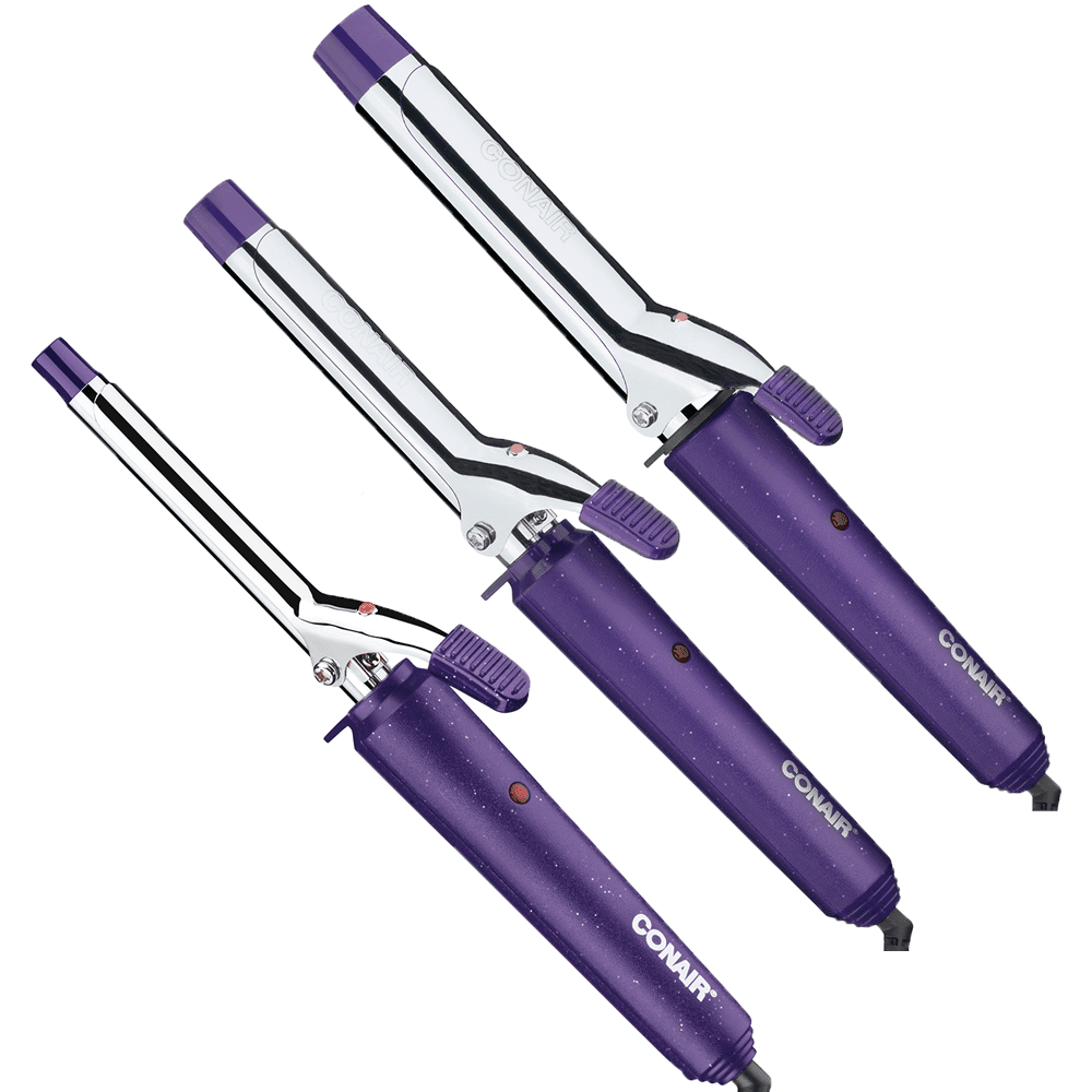 CONAIR Supreme Curling Iron Combo Pack - Set of Three, 1/2", 3/4", & 1"