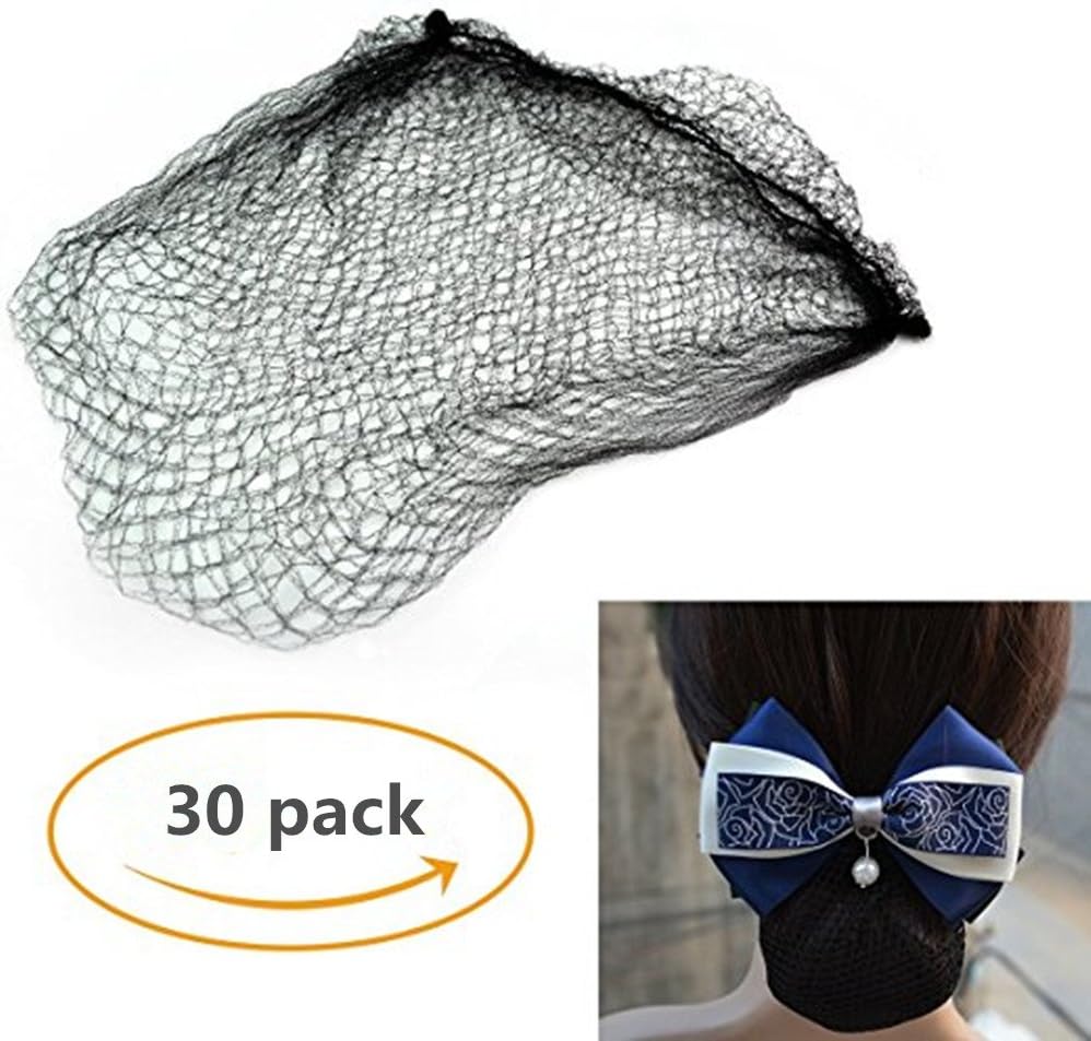Diane Hair Net Invisible Mesh Black 3 Pack (12in)