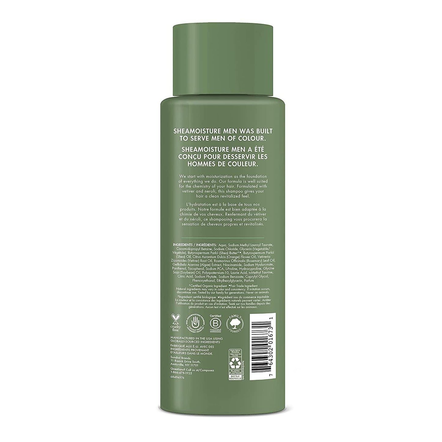 Shea Moisture Men Shampoo Refreshing 15oz