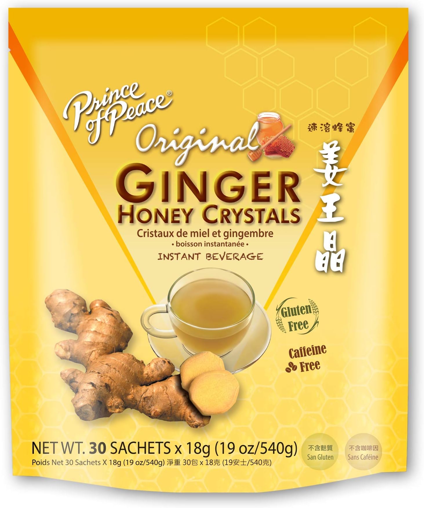 PRINCE OF PEACE GINGER HNY CRYSTALS