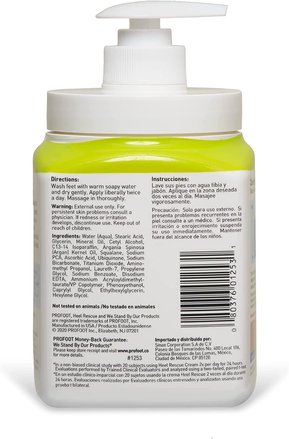 HEEL RESCUE FOOT CREAM 16OZ