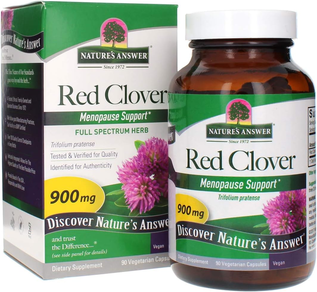 NATURE'S ANSWER RED CLOVER FLOWERING TOPS
