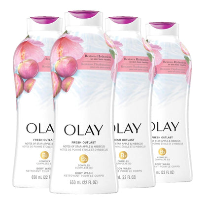OLAY BDYWSH APPLE&HIBISCUS 22Z