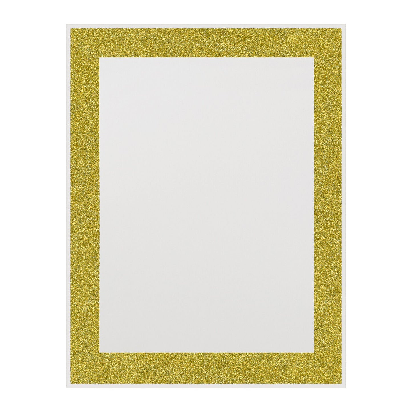 UCreate Premium Poster Board, 1 count - Scalloped Gold Glitter Border, 28" x 22"