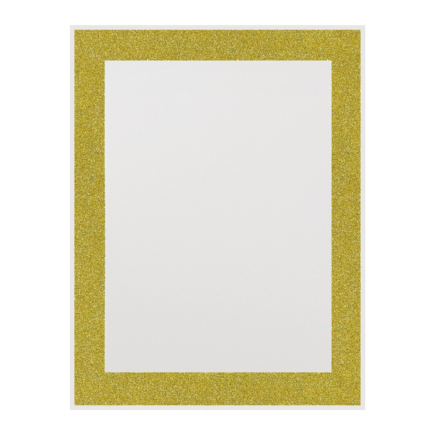 UCreate Premium Poster Board, 1 count - Scalloped Gold Glitter Border, 28" x 22"