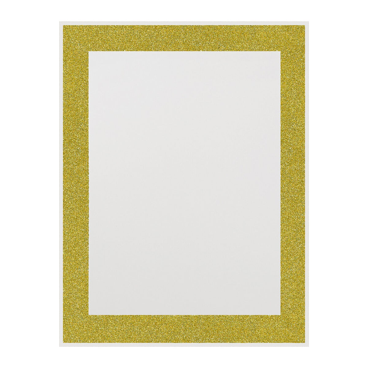 UCreate Premium Poster Board, 1 count - Scalloped Gold Glitter Border, 28" x 22"