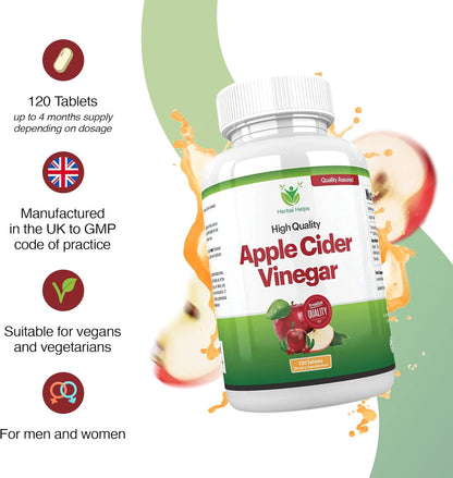 APPLE CIDER VINEGAR TB 500MG 100