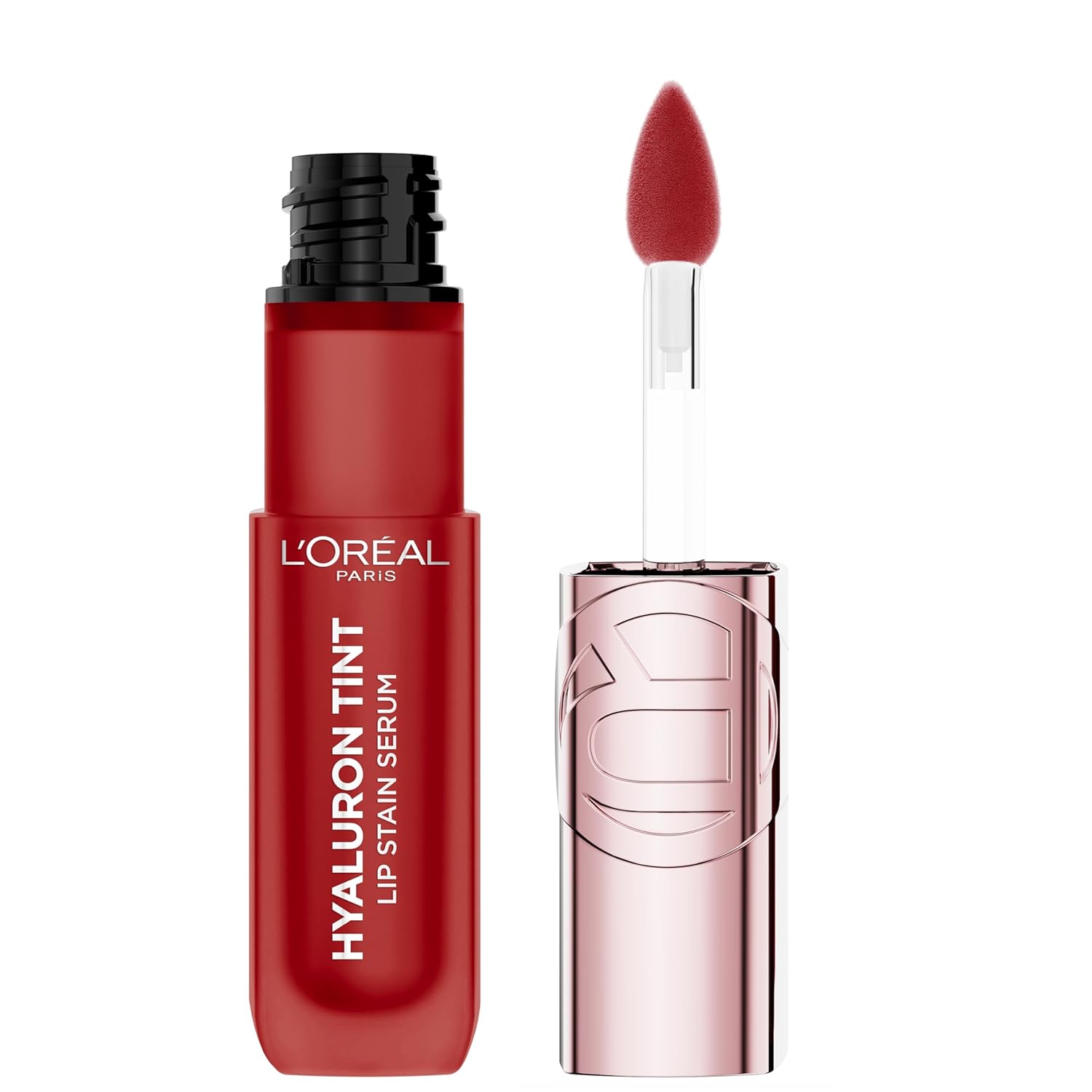 L'ORÉAL PARIS Hyaluron Tint Lip Stain Serum, 420 Le Rouge Paris