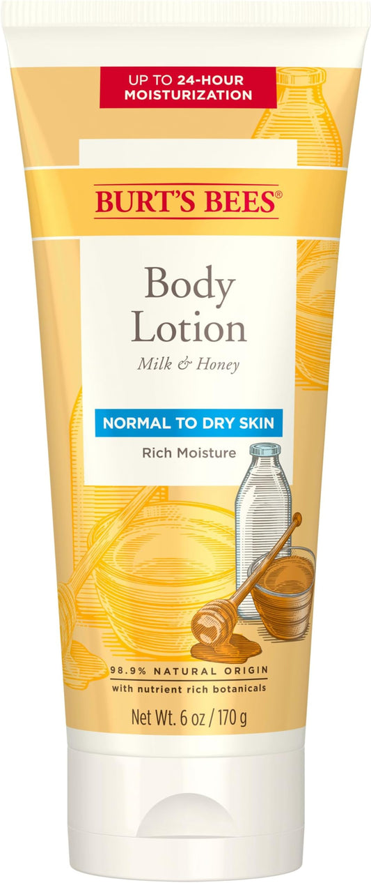 BURTS BEES BODY LT 6OZ MH NTD